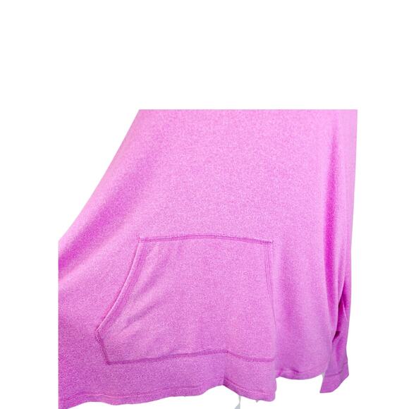 Koolaburra By UGG Super Soft V-Neck Pink Hooded Pockets Atheltic Top XL - Picture 2 of 6